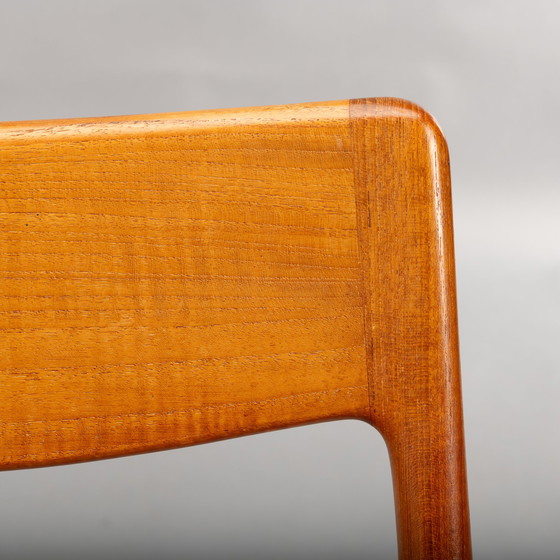 Image 1 of Design danois Chaises Boomerang Modèle 370 par Erik Christensen pour Slagelse Mobelvaerk, Lot de 6