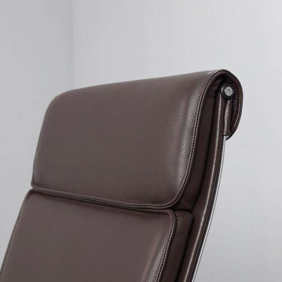 Image 1 of Una Leather Office Chair by ICF, Italy, 1990s