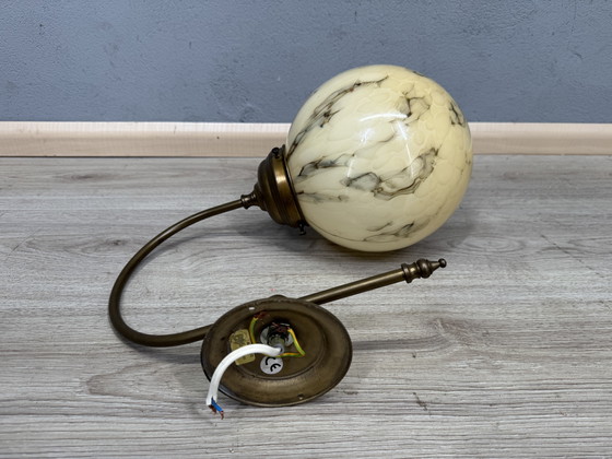 Image 1 of Suggestiva lampada da parete vintage marmorizzata di AGI Verlichting (Almelo)