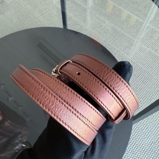 Image 1 of DIOR LADY MINI - PELLE DI VITELLO CANNAGE MARRONE, FERRAMENTA ORO, CINTURINO REGOLABILE