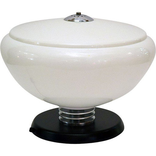Vintage table lamp in chromed metal, 1970