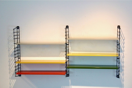 Tomado Holland Original Industrial Metal Multicolored Modular Wall Unit, Wall cabinet, Industrieel (photo 6 of 10)