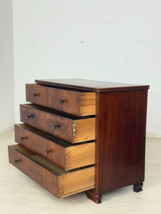 Image 1 of Commode Biedermeier, meuble de toilette, armoire, meuble de salon, antiquité, vers 1900