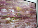 Œuvre d'art 90x70 cm, cadre marron inclus