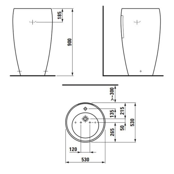 Image 1 of Alessi Il Bagno by Laufen, toilet en wastafel