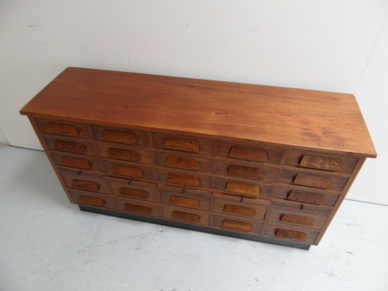Image 1 of Antique shop cabinet with 25 drawers