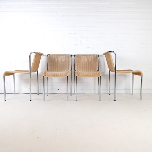 4x Vintage-Stuhl Gabriele Mucchi S5