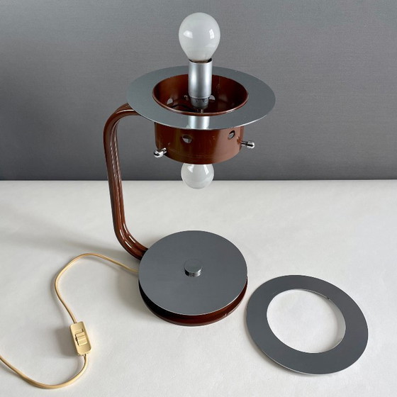 Image 1 of Lampada vintage in vetro di Murano con lattimo, design scultoreo italiano, anni '60-'70