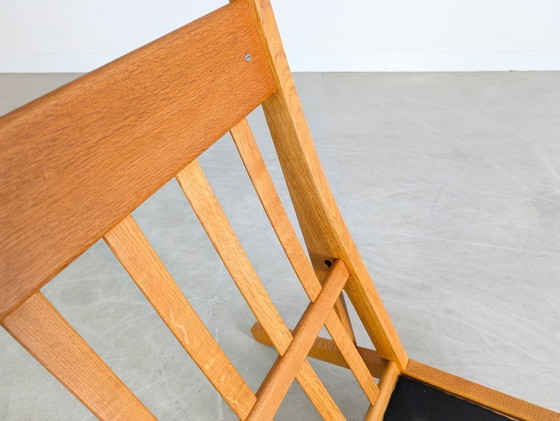 Image 1 of 3x Original Getama GE375 Midcentury Armchair Hans J. Wegner Oak