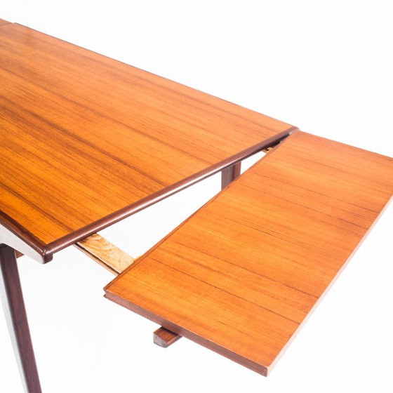 Mesa de comedor extensible de madera, Mesas de comedor, Marrón, Mid Century Modern (foto 15 de 15)