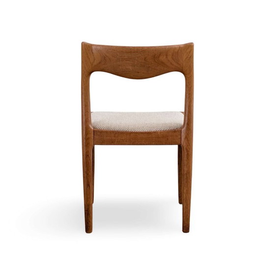 Set of 6 Original Midcentury Teak Danish Design MCM Chairs – Side chairs, Wood (photo 6 of 10)