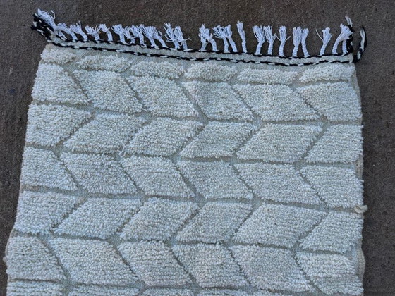 Image 1 of Alfombra de lana pura hecha a mano, artesanía tradicional, tamaño 250 x 150 cm.