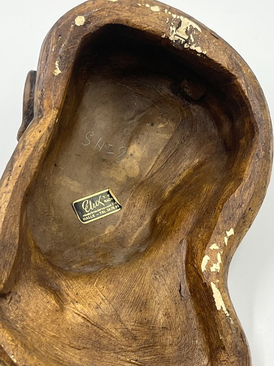 Altorelievo in Gesso Dorato L'Inspiré – Da Raoul Larche – Decorazioni murali, Ceramic (photo 9 of 10)