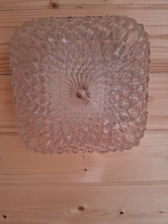 Image 1 of Lampe murale Arlux 1970 style Glashütte