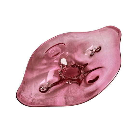 Image 1 of Large Platter, Designed by J. Hospodka, Chribska Sklarna, Czechoslovakia, 1960s
