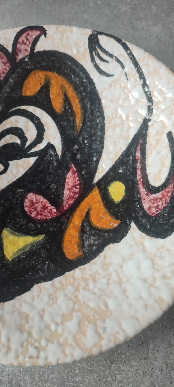 Image 1 of Plat Mural "Toro de Lidia" ceramique Style Pop Art ( Sanguino )