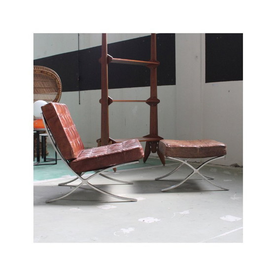 Image 1 of Barcelona fauteuil met poef