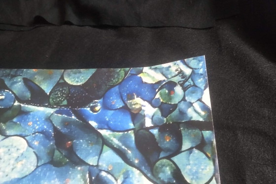 Image 1 of Léa ROCHE - Blue Vision - Digital painting under frame