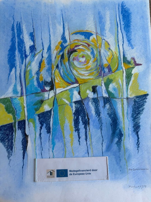 5 x acrylic on paper, unframed