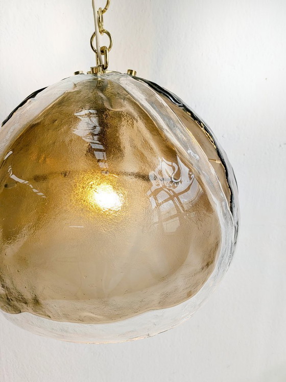 Image 1 of Lampadario in vetro di Murano di Kaiser Leuchten anni '70