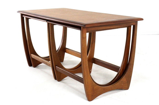 Image 1 of G Plan coffee table with nesting tables vintage
