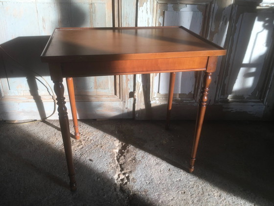 Tavolino in legno di ciliegio degli anni '60/'70. – Tavolini, Wood, Vintage (photo 8 of 8)