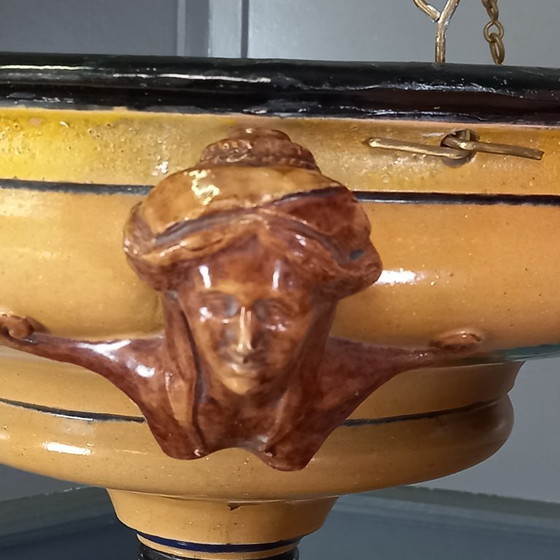 Image 1 of 19th-century ceramic plant hanger