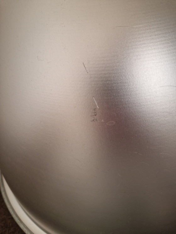 Image 1 of 6 grandes suspensions industrielles argentées