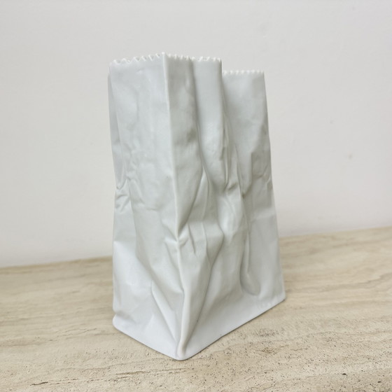 Image 1 of Rosenthal Paper Bag Vase by Tapio Wirkkala, 1970’s