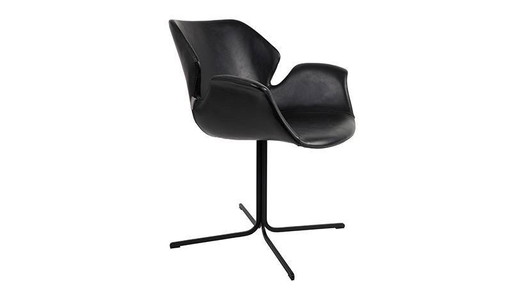 4x Zuiver Nikki Dining Chair Black