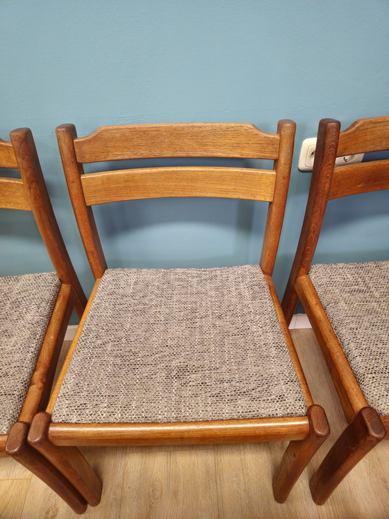 Image 1 of Set of 6 Vintage Dining Room Chairs Dyrlund Danish Dining Room Chair Chair Chairs