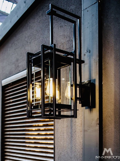 Lampada da parete per esterni Costa II di Marcel Wolterinck – wandlampen, rvs, Glass (photo 2 of 6)
