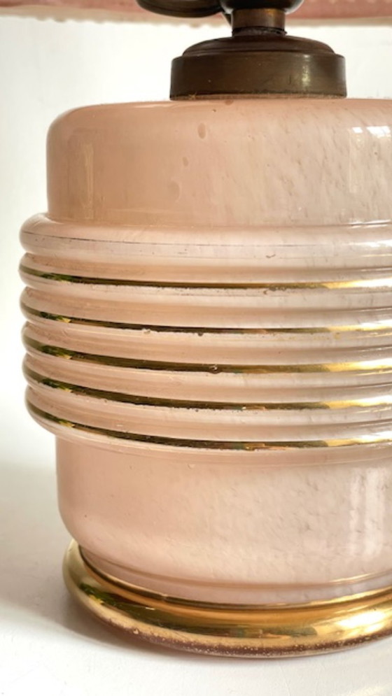 Image 1 of Clichy Glass Lamp, Art Deco