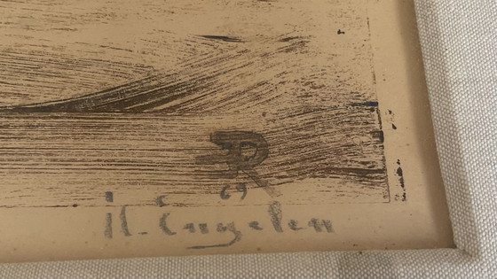 Image 1 of René Engelen (1897-1971) - Monotipo unico "Porto di Anversa"