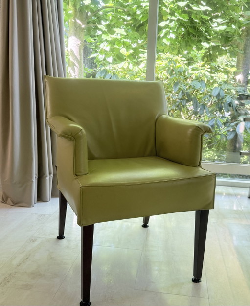 Poltrona Linteloo – fauteuils, Leather, Wood
