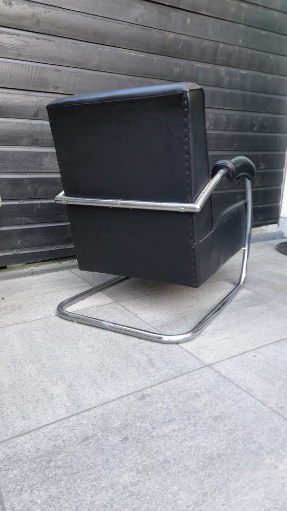 Vintage Buisframe Fautuil – Fauteuils, Skai (photo 7 of 10)