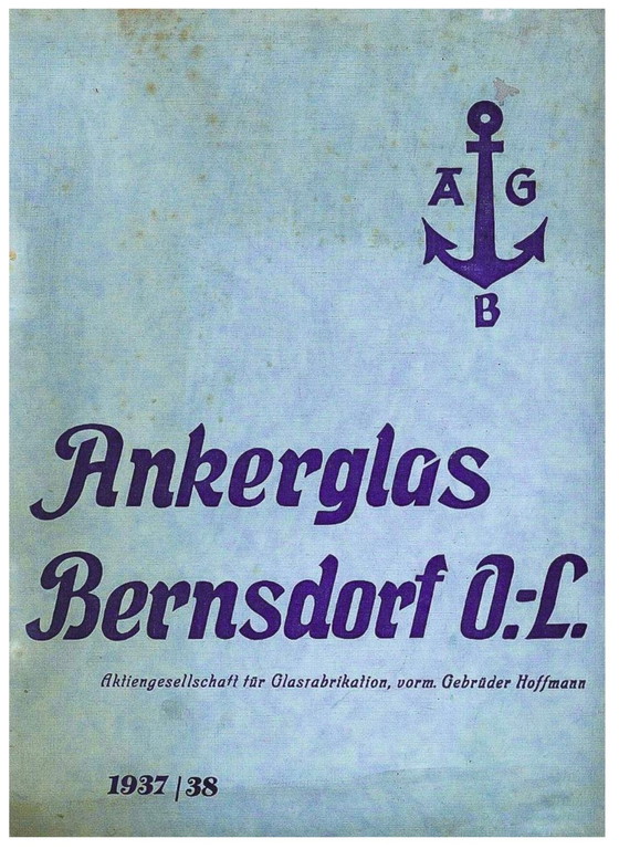 Image 1 of Ankerglas Bernsdorf - Bougeoir Leuchter Nr. 137 (2) - Verre, Verre bleu glacier - Art Déco