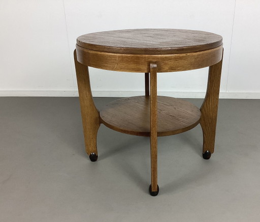 Amsterdam School Modernist Table 1920s Art Deco – bijzettafels, Wood (photo 2 of 10)