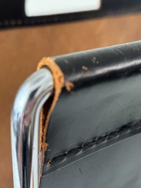 Image 1 of Porte-revues en cuir Dadime/Brabantia 1970