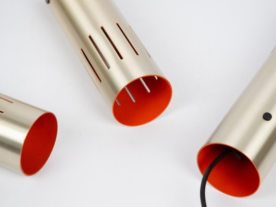 Image 1 of 3 lampade vintage danesi Trombone di Jo Hammerborg, Fog og Morup, anni '60