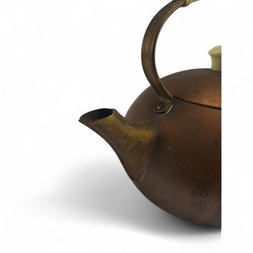 Copper tea kettle kettle jug mid-century vintage