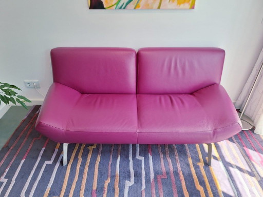 Leolux Shuffle 2-zits designbank – leder – uitstekende staat