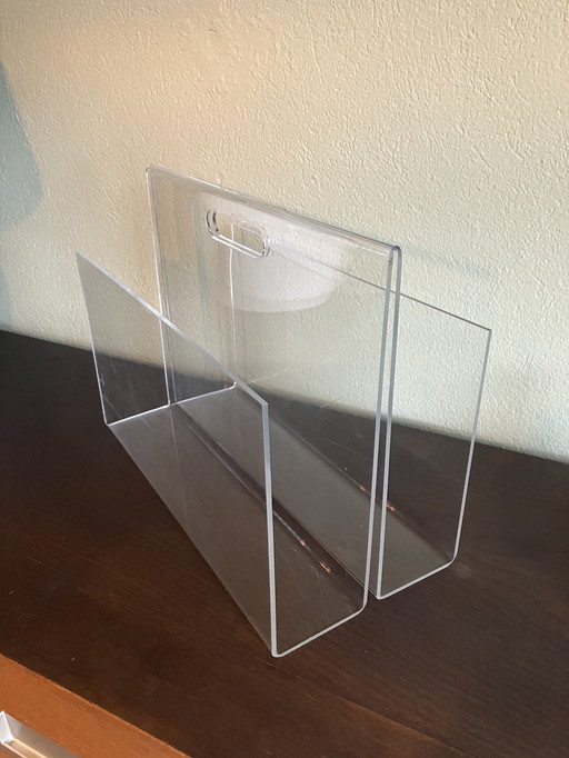 Stylish Acrylic Vintage Magazine Rack