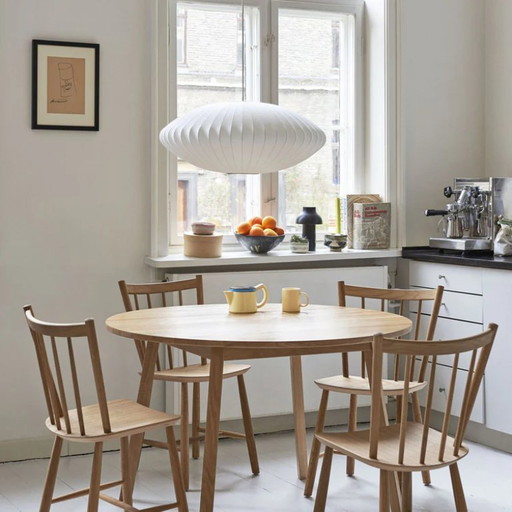 Nelson Saucer Crisscross Bubble Pendant Small Off White / HAY