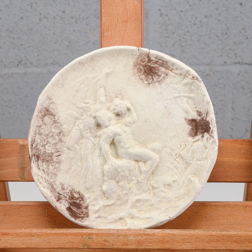 Molde decorativo de placa de yeso de principios del siglo XX