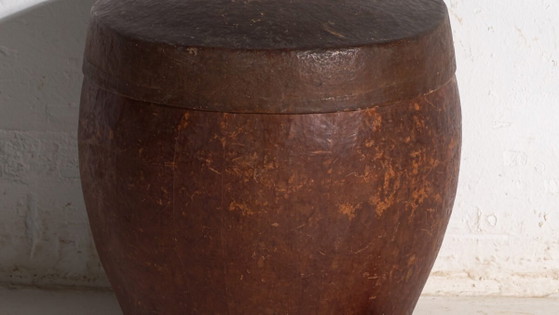 Antique Chinese lidded papier-mâché box – China, circa 1900 – Decorative Objects (photo 3 of 40)
