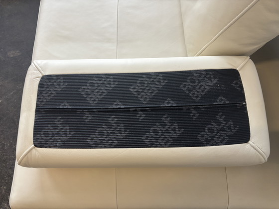 Image 1 of Rolf Benz Dono designer corner sofa couch leather beige