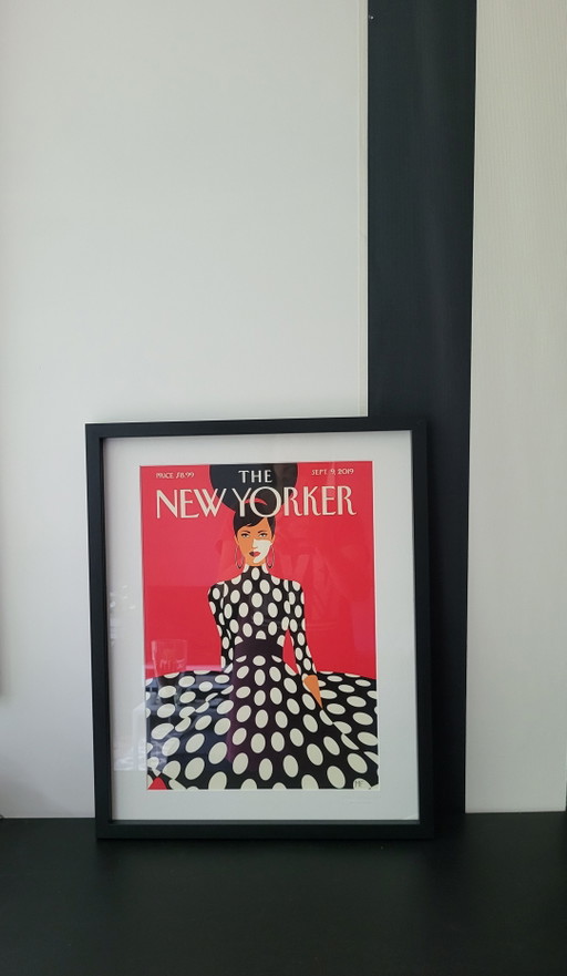 Bellissima stampa incorniciata di Malika Favre pubblicata sul New Yorker.