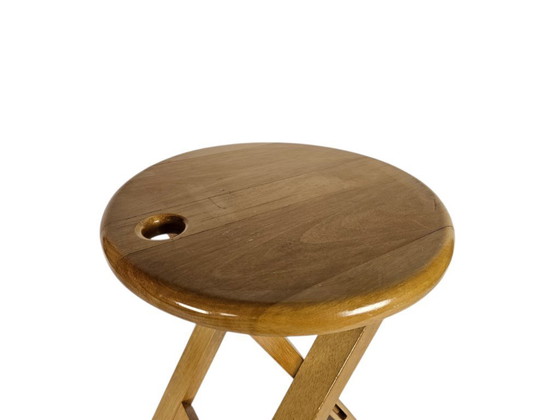 Image 1 of Adrian Reed para Princes Design Works - Taburete 'Suzy' - madera de haya lacada - años 80