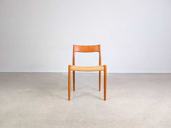 Image 1 of Niels O Moller Stuhl Modell 77 J.L. Møllers Møbelfabrik teak2